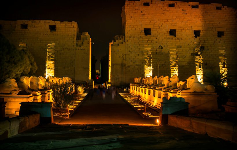 Sound and Light Show at Karnak Temple in Luxor